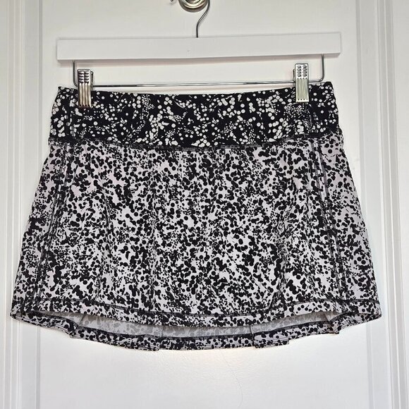 Lululemon Pace Rival Skirt (Regular) *No Panels - 4 Chirakasu Alpine White/Black - Picture 4 of 8